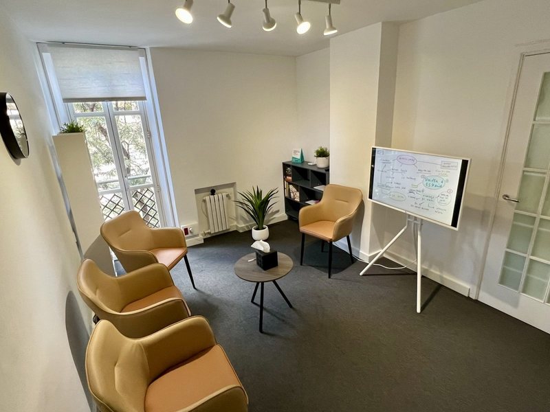 Raum im Centro Elemental für Sitzungen mit Familien und Erwachsenen